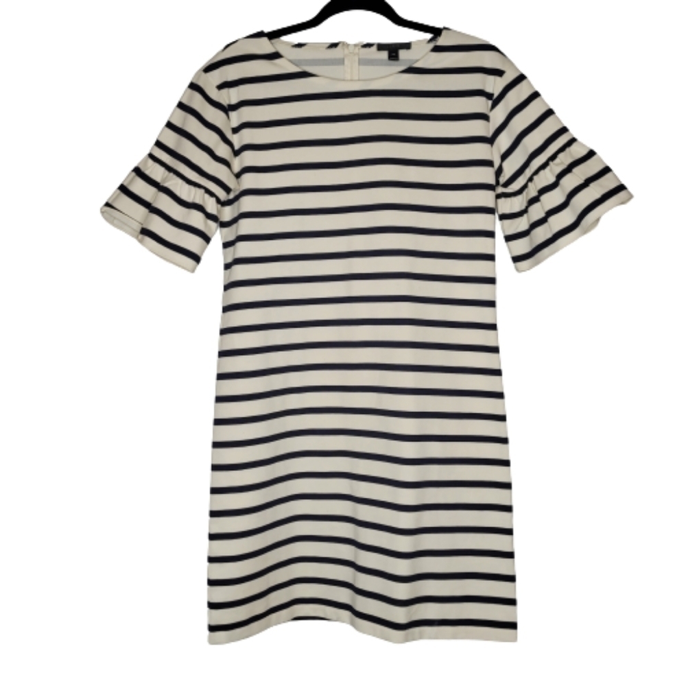 J. Crew Striped Bell Sleeve Dress - Picture 4 of 14